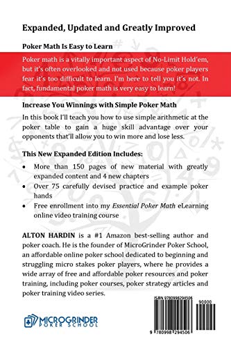 Essential Poker Math, Expanded Edition: Fundamental No-Limit Hold'em Mathematics You Need to Know